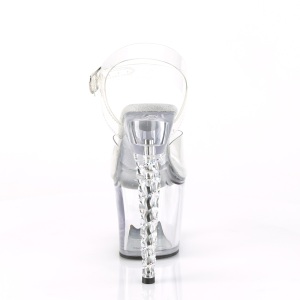 Acrilico 18 cm Pleaser UNICORN-708RSH Plateau Calzature Tacchi Alti