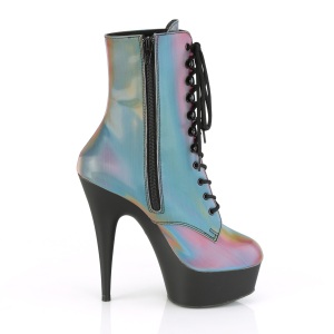 Arcobaleno 15 cm DELIGHT-1020REFL stivaletti pole dance