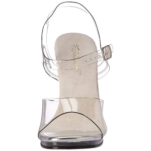 Argento 11,5 cm CHIC-08 Sandali tacchi a spillo