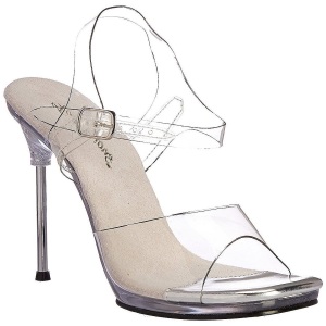 Argento 11,5 cm CHIC-08 Sandali tacchi a spillo