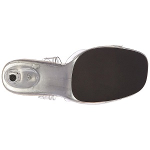 Argento 11,5 cm CHIC-08 Sandali tacchi a spillo