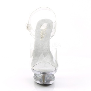 Argento 16,5 cm ECLIPSE-608GT Sandali tacchi a spillo