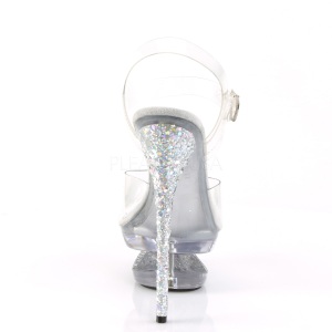 Argento 16,5 cm ECLIPSE-608GT Sandali tacchi a spillo