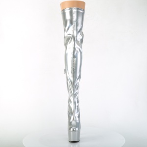Argento 18 cm ADORE-3000HWR Ologramma stivali overknee piattaforma exotic pole