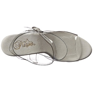 Argento 18 cm ADORE-708SRS Sandali Donna Plateau di Cristallo