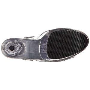 Argento 18 cm ADORE-708SRS Sandali Donna Plateau di Cristallo