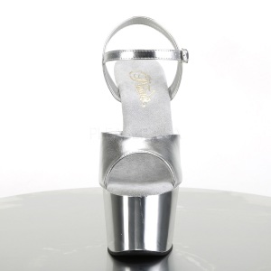 Argento 18 cm ADORE-709 Cromo Plateau Tacchi Alti