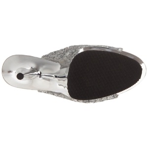 Argento Brillare 15 cm Pleaser DELIGHT-1018G Plateau Stivaletti Donna