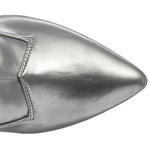 Argento Matto 13 cm SEDUCE-3000 stivali overknee tacco alto