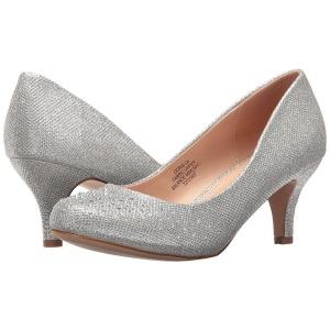 Argento Pietre Cristallo 6,5 cm DORIS-06 Scarpe Dcollet da Sera