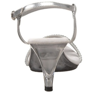 Argento Scintillare 8 cm BELLE-316 Sandali Donna con Tacco