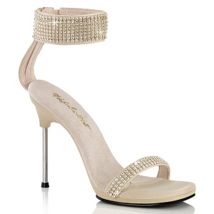 Beige 11,5 cm CHIC-40 fabulicious sandali con tacchi a spillo