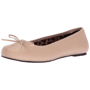 Beige Ecopelle ANNA-01 grandi taglie scarpe ballerine
