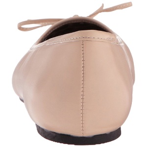 Beige Ecopelle ANNA-01 grandi taglie scarpe ballerine