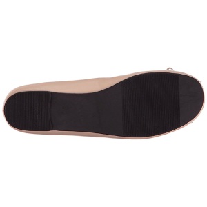 Beige Ecopelle ANNA-01 grandi taglie scarpe ballerine