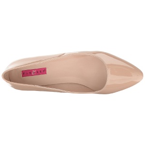 Beige Vernice 5 cm FAB-420W Tacchi altissimi da uomo