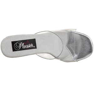 Bianco 11,5 cm FABULICIOUS GALA-01 ciabatta donna tacco basso
