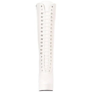 Bianco Matto 13 cm ELECTRA-2020 Stivali Donna da Uomo