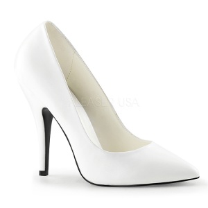Bianco Matto 13 cm SEDUCE-420 Tacchi altissimi da uomo