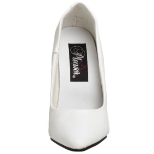 Bianco Vernice 10 cm VANITY-420 scarpe dcollet a punta elegante