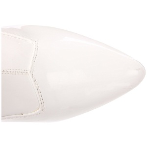 Bianco Vernice 13 cm SEDUCE-3000 stivali overknee tacco alto