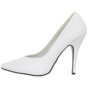 Bianco Vernice 13 cm SEDUCE-420V scarpe dcollet a punta