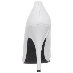 Bianco Vernice 13 cm SEDUCE-420V scarpe dcollet a punta