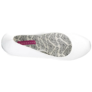Bianco Vernice 14,5 cm Burlesque BORDELLO TEEZE-06 Plateau Scarpe Dcollet