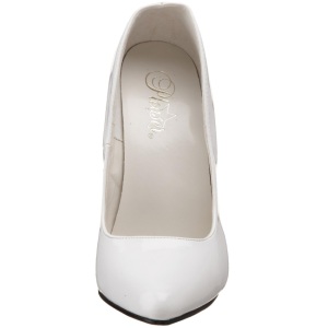 Bianco Vernice 15 cm DOMINA-420 tacchi a spillo pi altissimo - tacchi appuntito