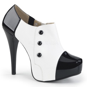 Bianco Verniciata 13,5 cm CHLOE-11 grandi taglie scarpe dcollet