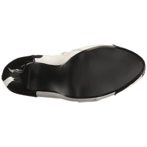 Bianco Verniciata 13,5 cm CHLOE-11 grandi taglie scarpe dcollet