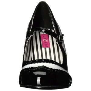 Bianco Verniciata 7,5 cm JENNA-06 grandi taglie scarpe dcollet