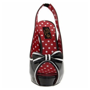 Black 11,5 cm retro vintage BETTIE-05 Womens Shoes with High Heels