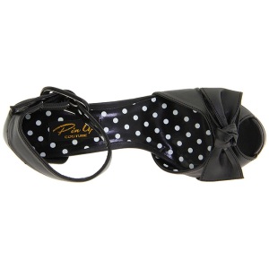 Black 11,5 cm retro vintage BETTIE-07 Womens Shoes with High Heels