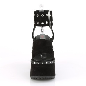 Black 13 cm Demonia CAMEL-102 lolita platform sandals