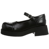 Black 5 cm CRUX-07 lolita gothic platform shoes
