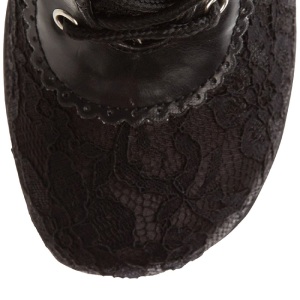 Black 9,5 cm GLAM-240 womens boots with high heels