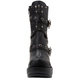 Black 9 cm SINISTER-201 lolita ankle boots goth platform boots