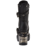 Black 9 cm SINISTER-201 lolita ankle boots goth platform boots