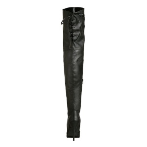 Black Leather 13 cm LEGEND-8899 Thigh High Boots for Men