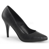 Black Leatherette 10 cm VANITY-420 Pumps High Heels for Men