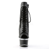 Black Leatherette 16,5 cm ILLUSION-1021 womens ankle boots platform