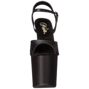 Black Leatherette 19 cm Pleaser TABOO-709 High Heels Platform