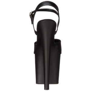 Black Leatherette 19 cm Pleaser TABOO-709 High Heels Platform