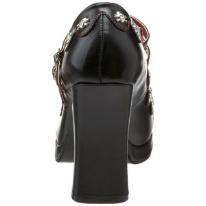 Black Matte 10,5 cm CRYPTO-06 Goth Platform Pumps Shoes