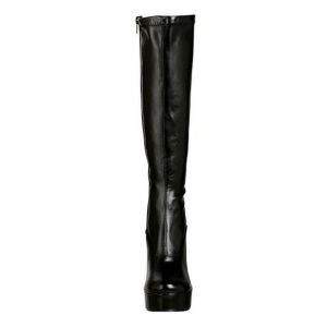 Black Matte 13 cm ELECTRA-2000Z High Heeled Womens Boots for Men