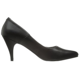 Black Matte 7,5 cm PUMP-420 Low Heeled Classic Pumps Shoes