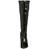 Black Patent 13 cm Pleaser SEDUCE-2000 Women Knee Boots