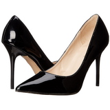 Black Shiny 10 cm CLASSIQUE-20 Pumps High Heels for Men