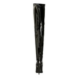 Black Shiny 13 cm SEDUCE-3000 overknee high heel boots